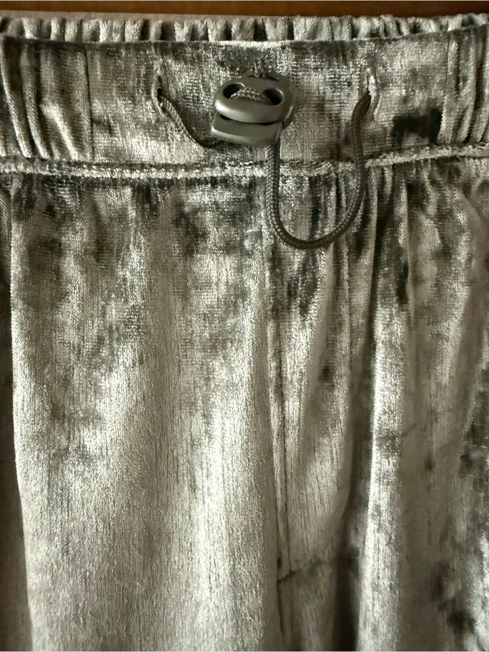 GAP Kids Velvet Joggers in Sage Green